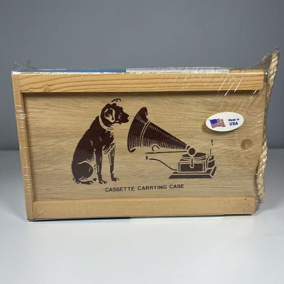 Vtg WestAmerica Woodworks Cassette STORAGE UNIT Jack London Square BRAND NEW! - Picture 1 of 7